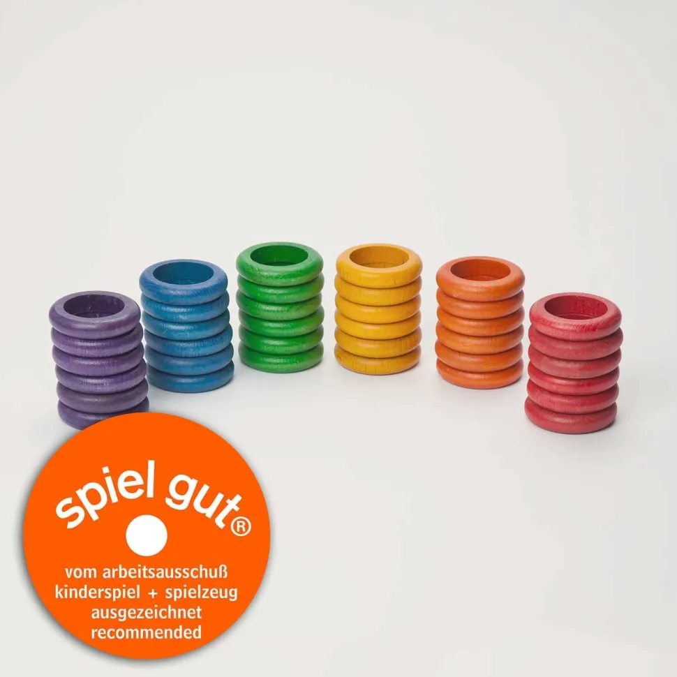 Grapat Rings Houten Ringen 36-delig 15-116