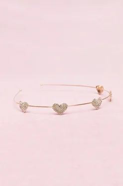 Great Pretenders Boutique Rhinestone Heart Hoofdband
