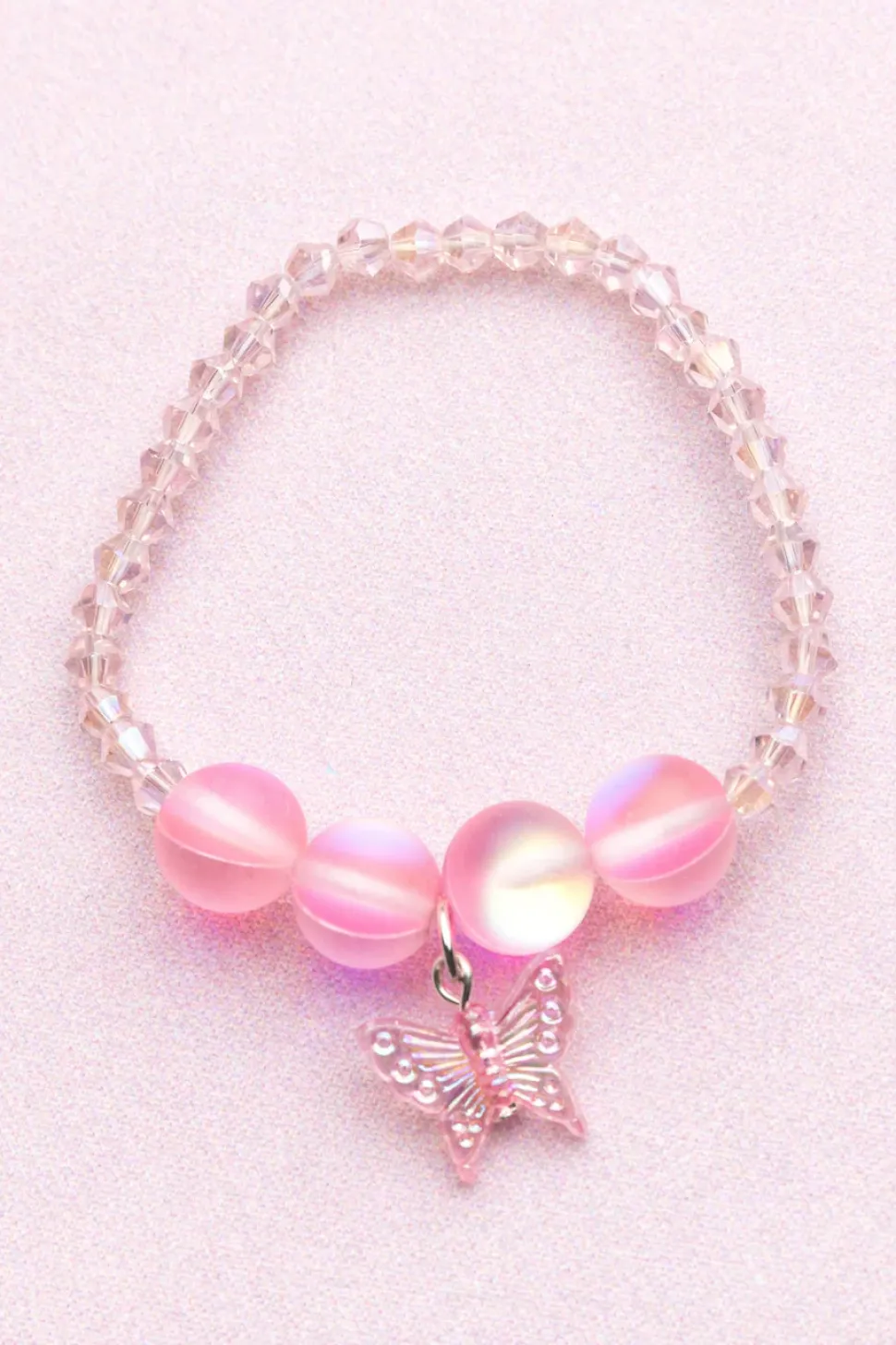Great Pretenders Boutique Holo Pink Crystal Armband