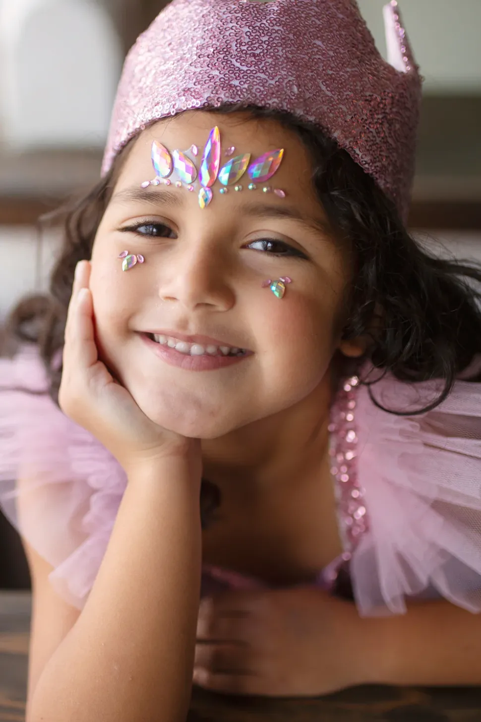 Great Pretenders Face Crystals Pink Unicorn