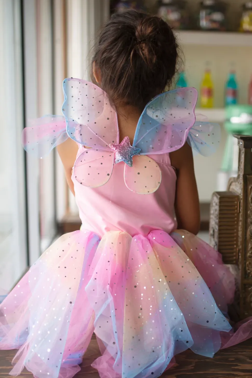 Great Pretenders Regenboog Fee Jurk size US 5-6