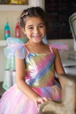 Great Pretenders Regenboog Fee Jurk size US 5-6