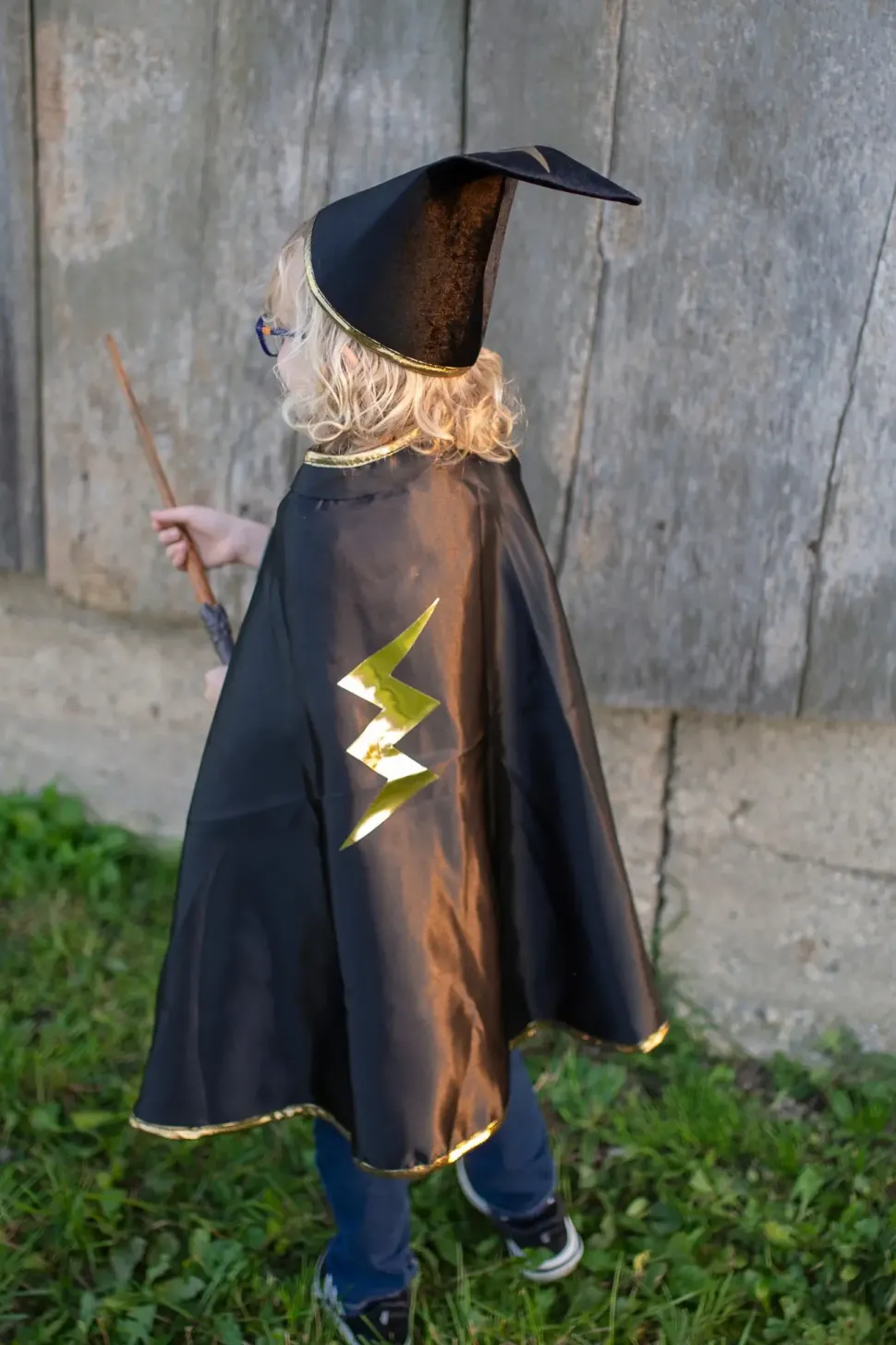 Great Pretenders Rev Wizard Cape and Hat Size 4-6