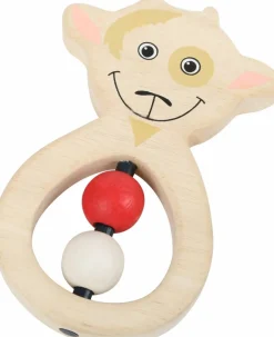 Grijpfiguur Grijpring Geit Hout