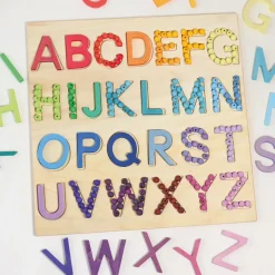 Grimm's Houten Gekleurde Kralen set 480-delig 10270