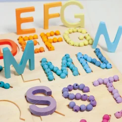 Grimm's Houten Pastel Kralen set 120-delig 10259