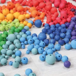 Grimm's Houten Regenboog Kralen set 36-delig 10240