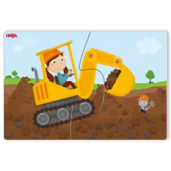 Haba 10 Puzzels Hulpvoertuigen 2pcs