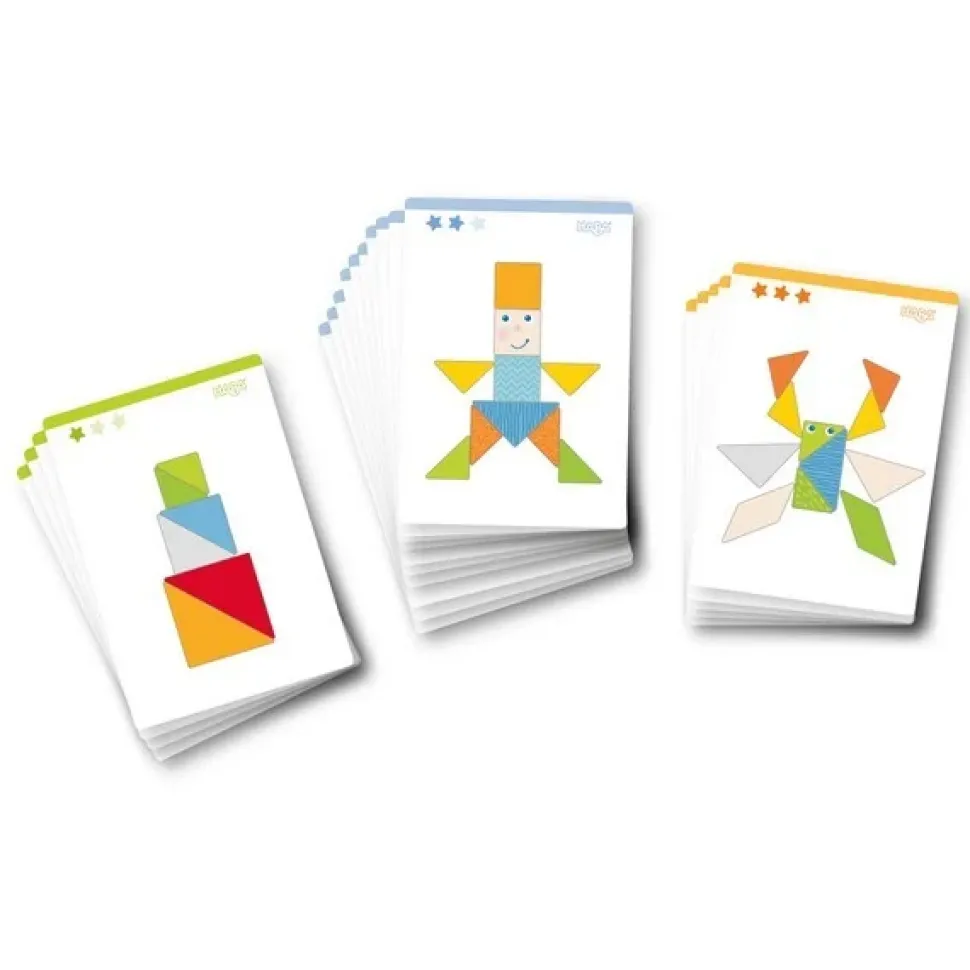 Haba Houten Blokken Legspel Kleurrijke Tangrammix