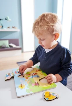 Haba Inlegpuzzel Op de boerderij 8pcs