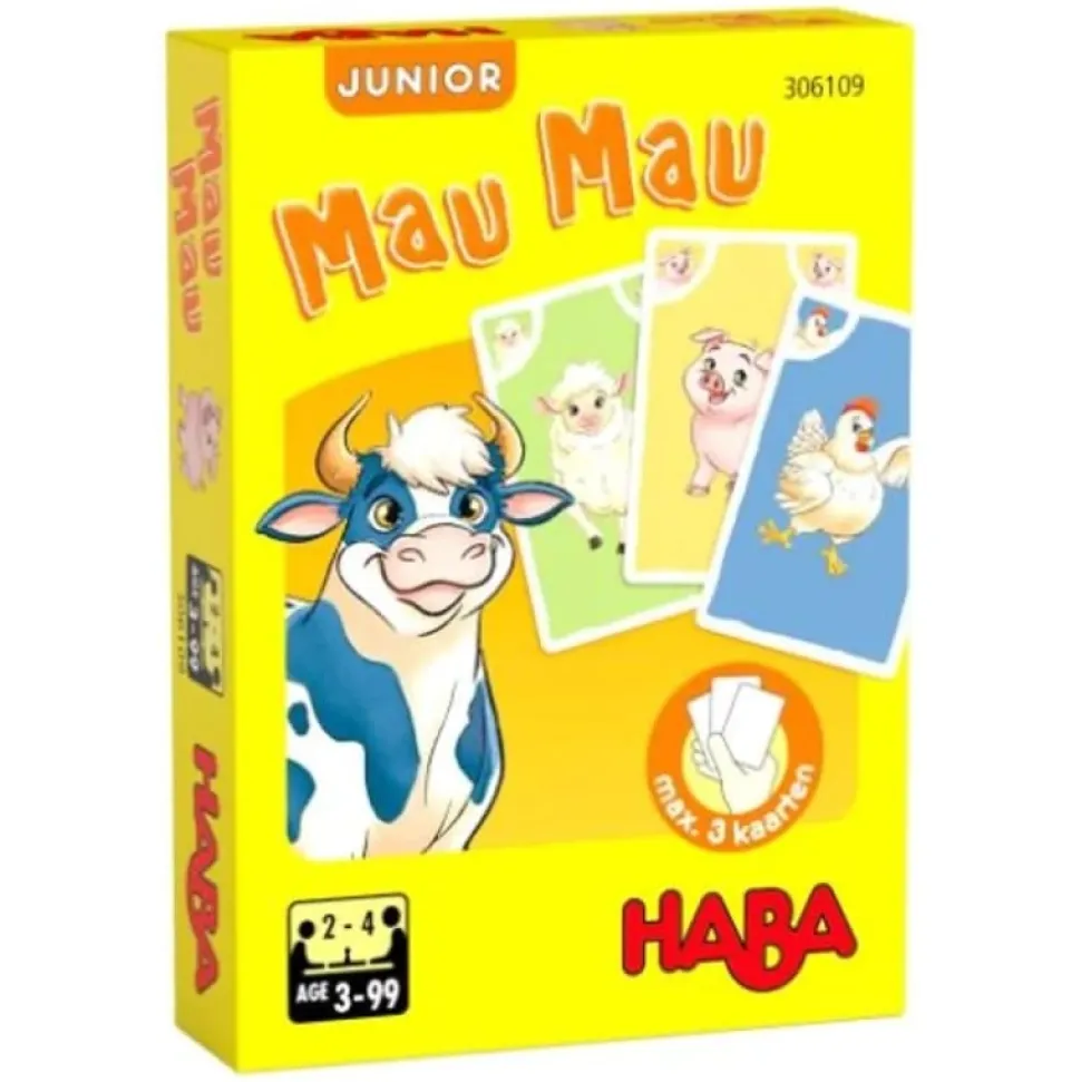Haba Kaartspel - Mau Mau Junior - Boerderij (Nederlands)