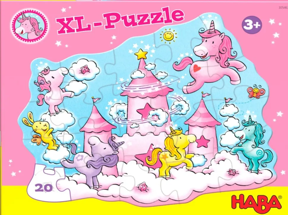 Haba Puzzel Eenhoorn Flonkerglans Wolkenpuzzelpret 20pcs
