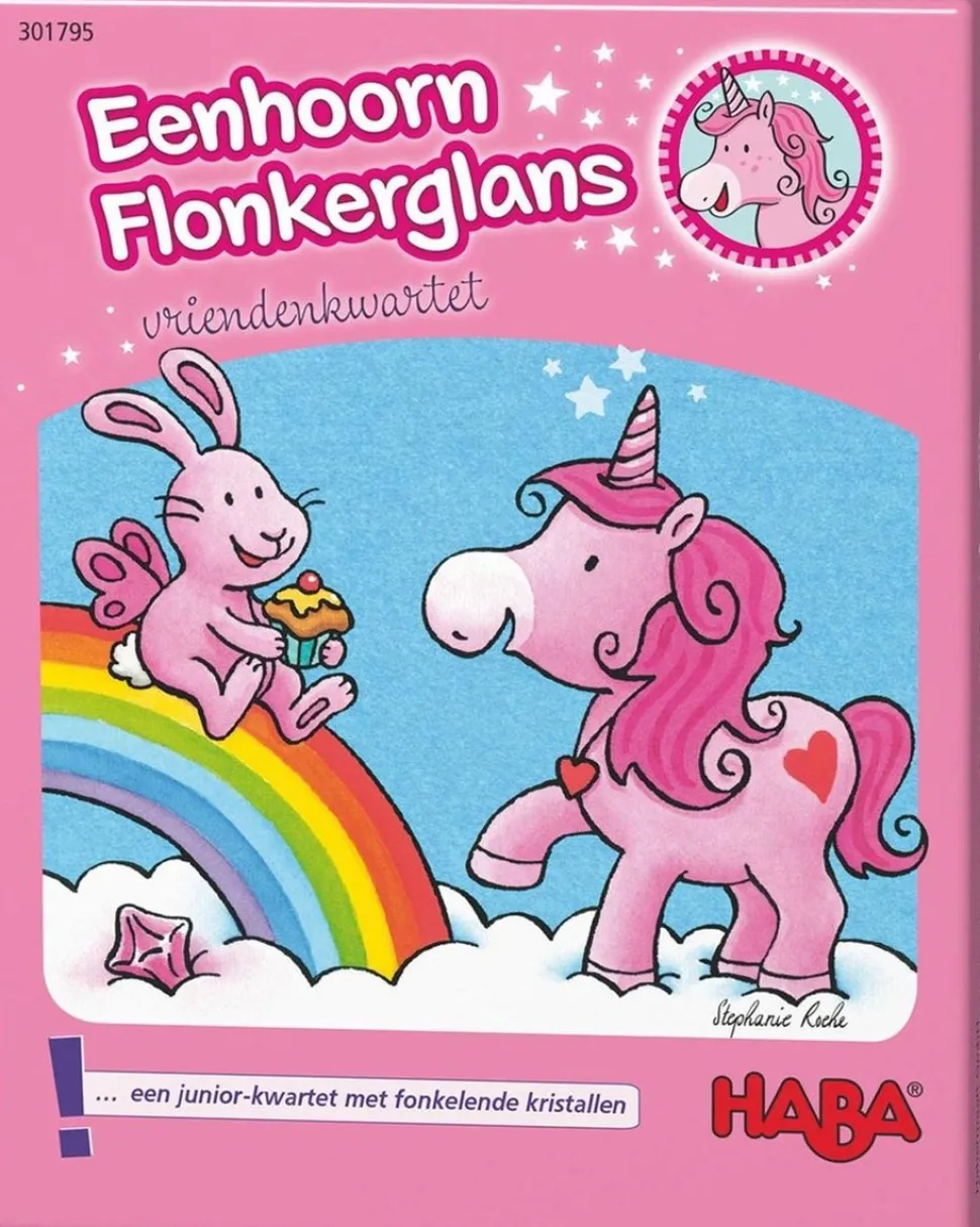 Haba Spel Eenhoorn Flonkgerglans vriendenkwartet (Nederlands)