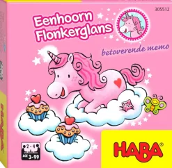 Haba Supermini Spel - Eenhoorn Flonkerglans - Betoverende memo (NL)