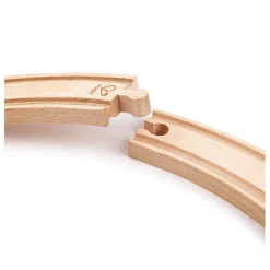 Hape Spoorbaan Uitbreiding Bocht Lang 4-delig