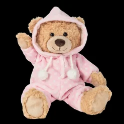 Hermann Teddy Knuffel Beer met Pyjama Roze