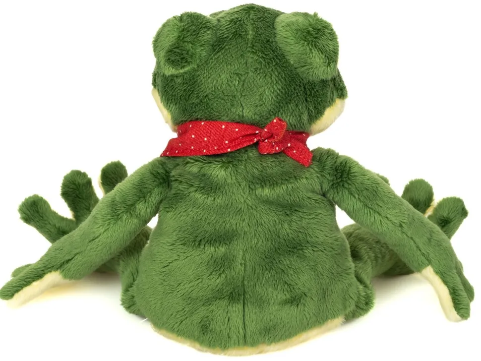 Hermann Teddy Knuffel Kikker Bungelend 28 cm