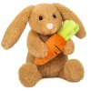 Hermann Teddy Knuffel Konijn Lilly met Wortel 23 cm