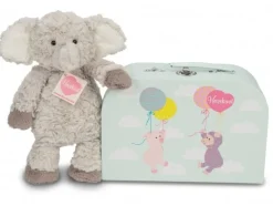 Hermann Teddy Knuffel Olifant Smartie met Koffer