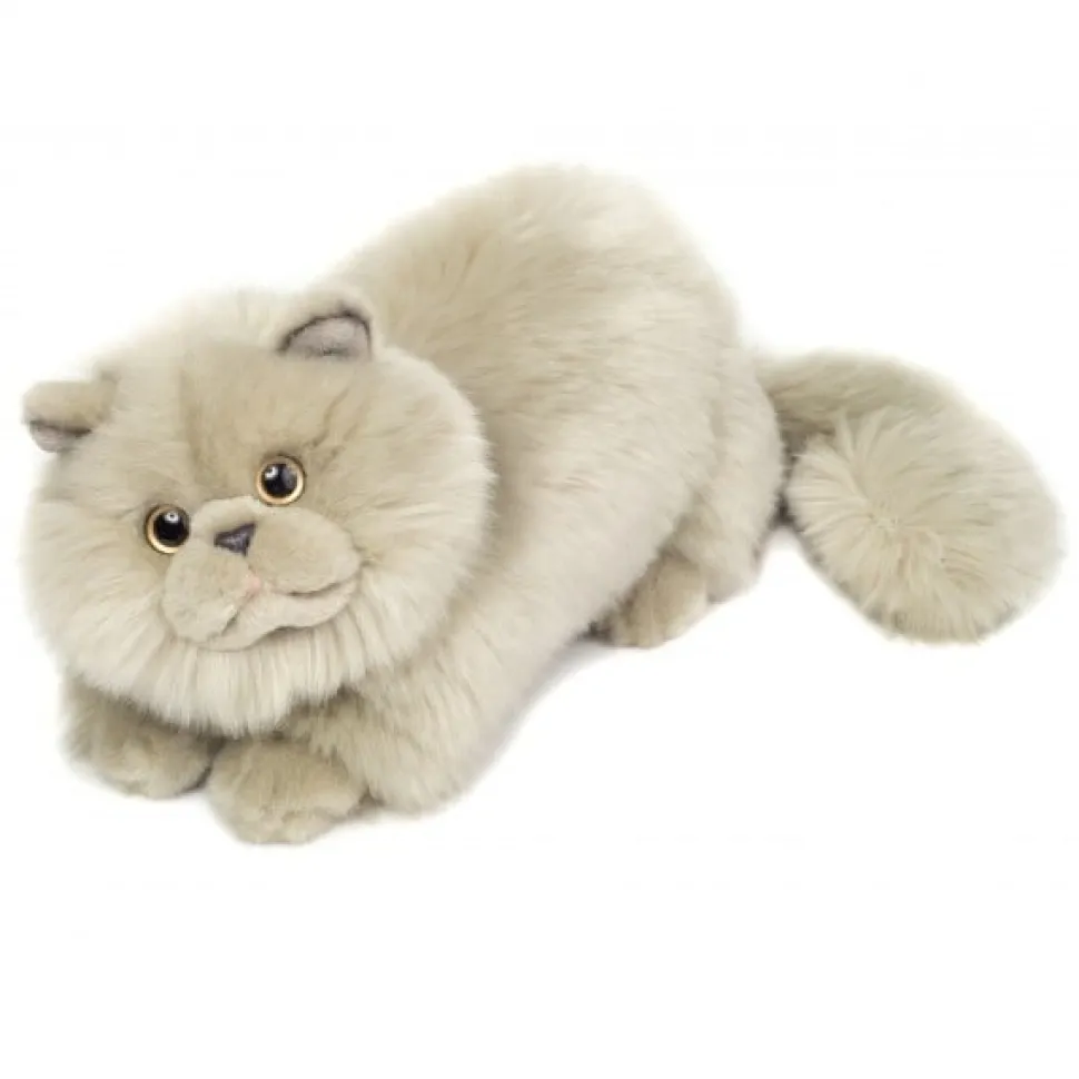 Hermann Teddy Knuffel Perzische Kat Liggend 24cm