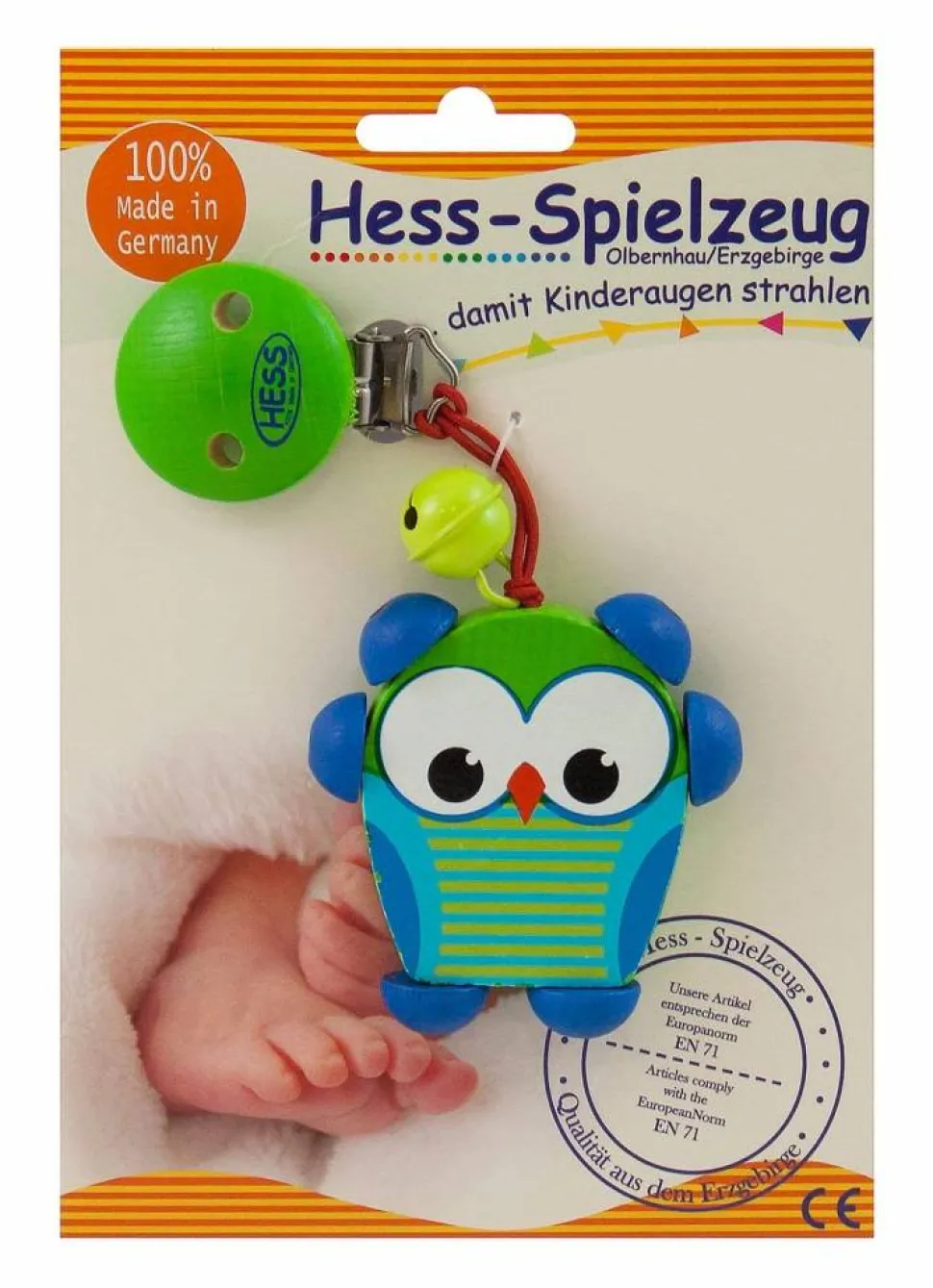 Hess Clipfiguur Uil Blauw
