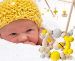 Hess Grijpfiguur Rammelaar Kogels Geel