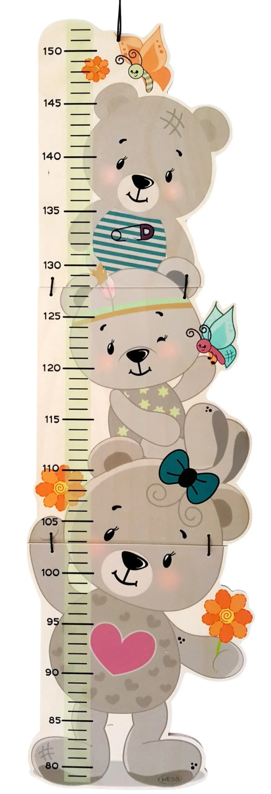 Hess Groeimeter Beer Nature Hout