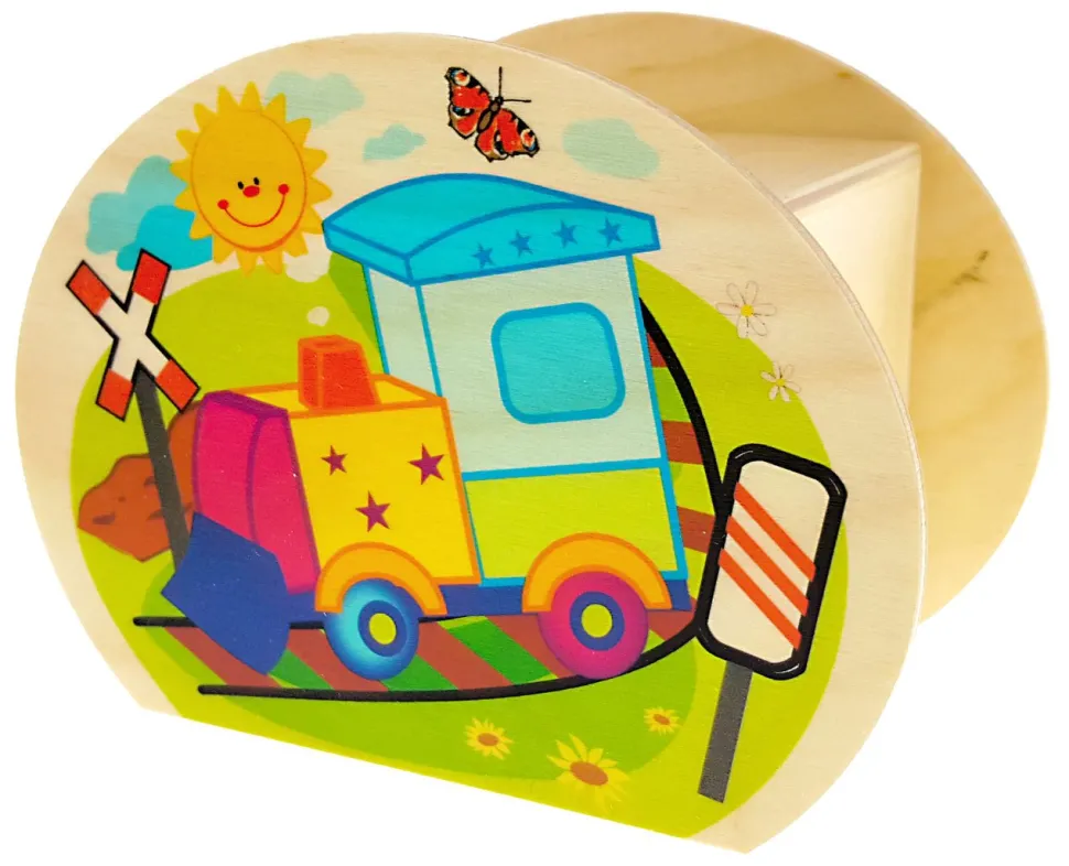 Hess Spaarpot Trein Hout