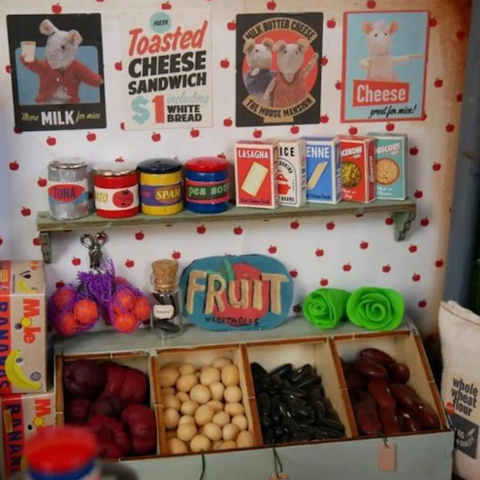 Het Muizenhuis Knipvellen - Behang