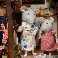 Het Muizenhuis Knuffelmuis De Kunstenaar