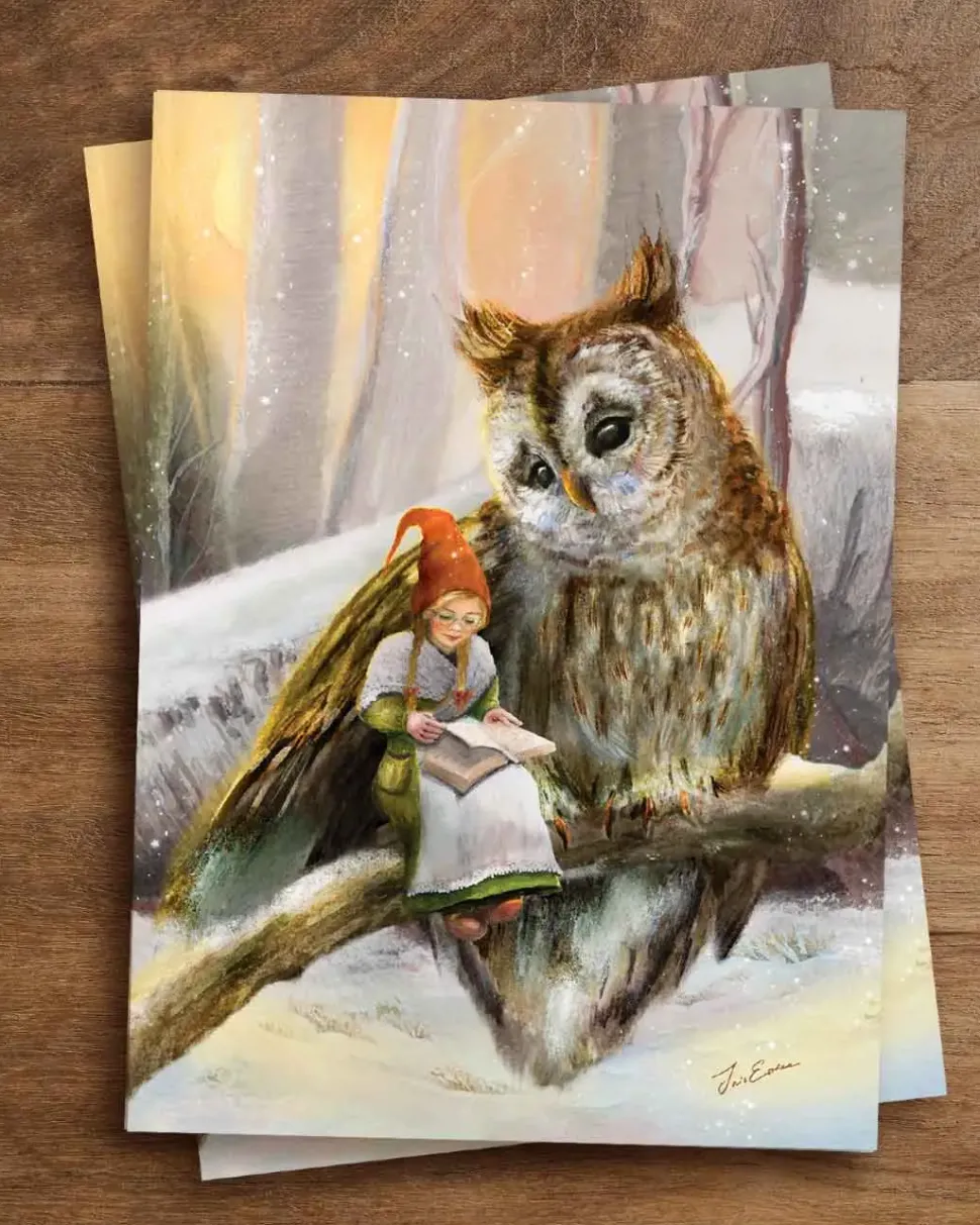 Iris Esther Postkaart A Winter's Tale