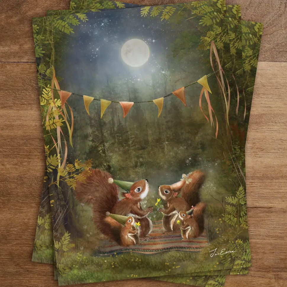 Iris Esther Postkaart Full Moon Party