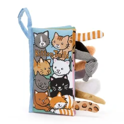 Jellycat Knisperboek Staartenboek Kitten Tails
