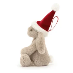 Jellycat Knuffel Bashful Christmas Bunny Decoration