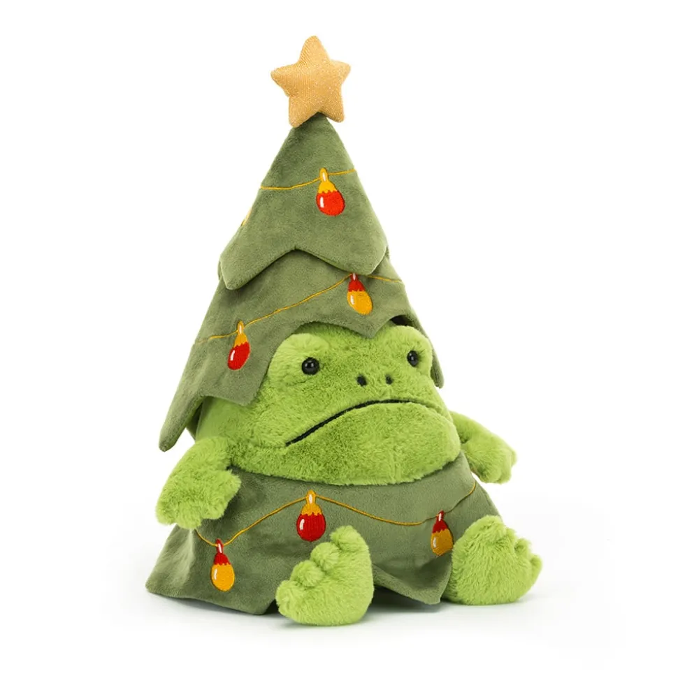 Jellycat Knuffel Christmas Tree Ricky Rain Frog