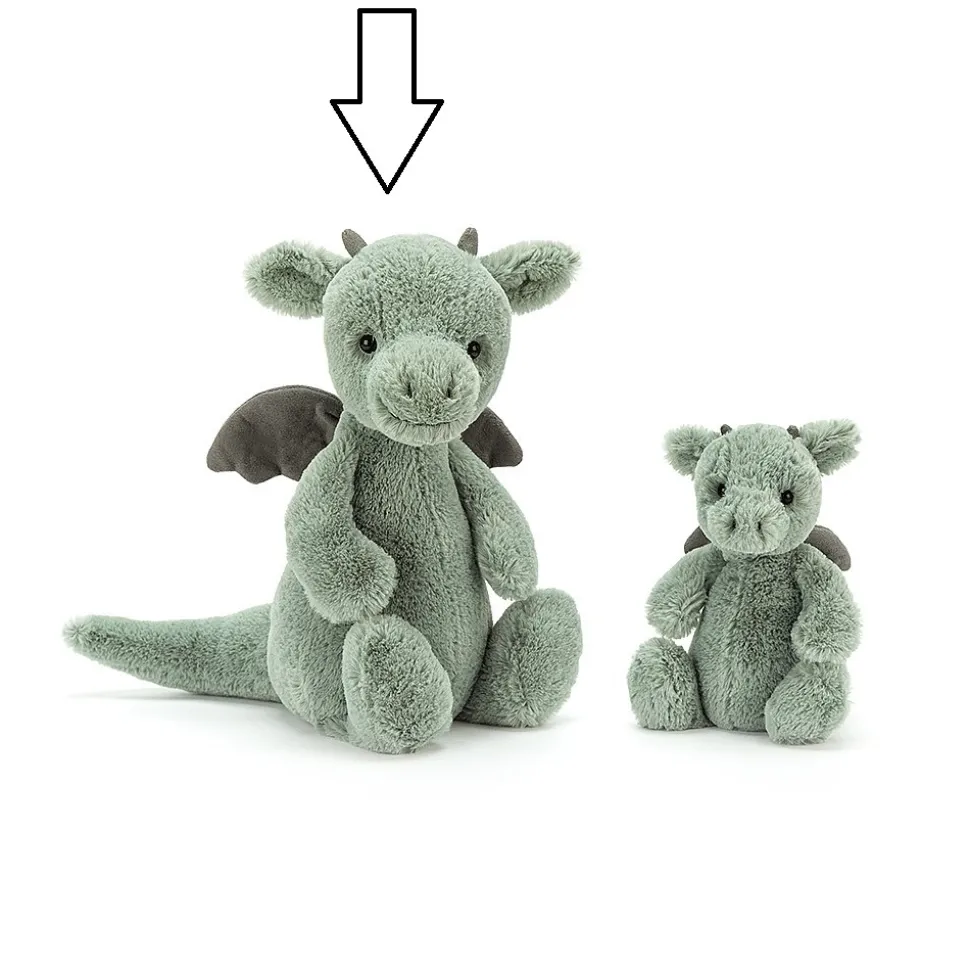 Jellycat Knuffel Draak Bashful Dragon Medium