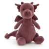 Jellycat Knuffel Draak Little Puff Violet