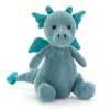 Jellycat Knuffel Draak Little Puff Sapphire