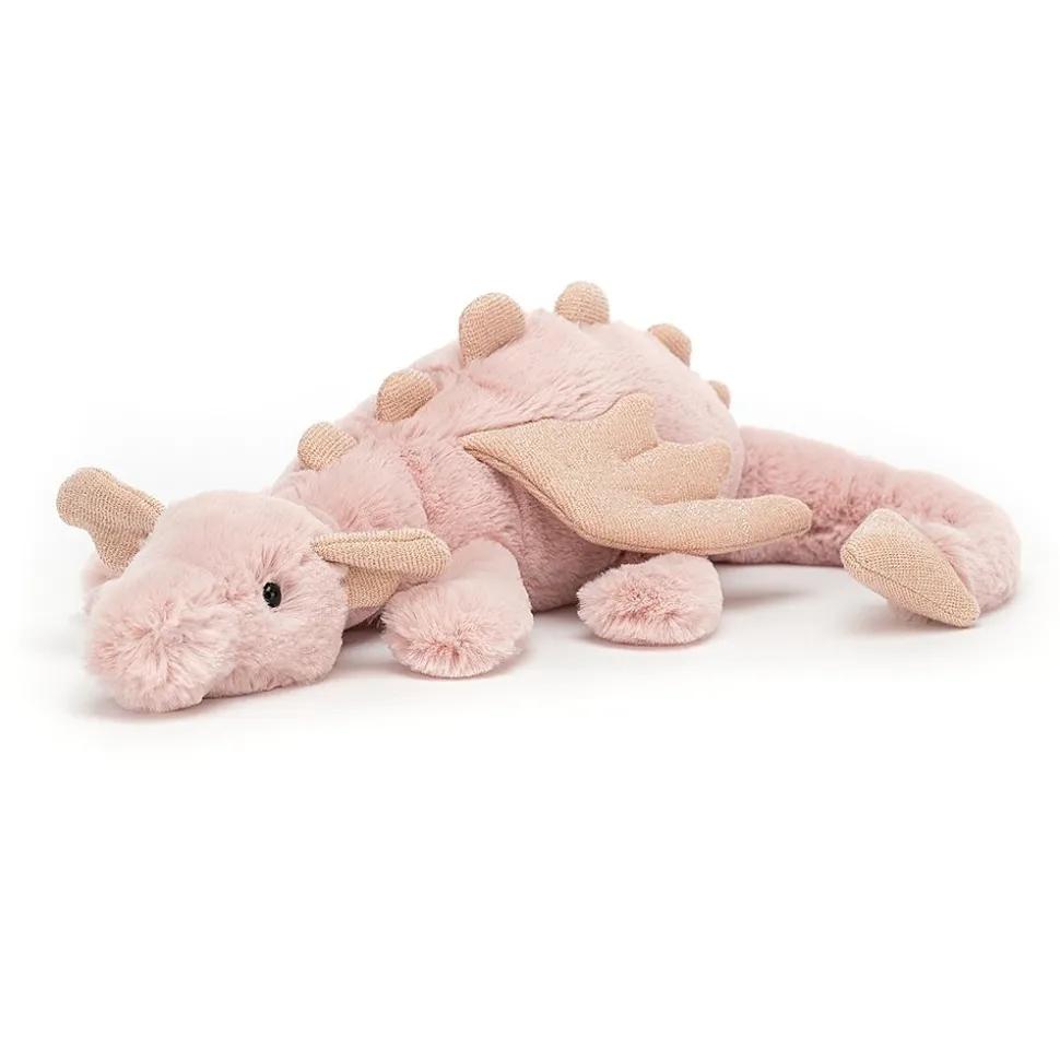 Jellycat Knuffel Draak Rose Dragon Little