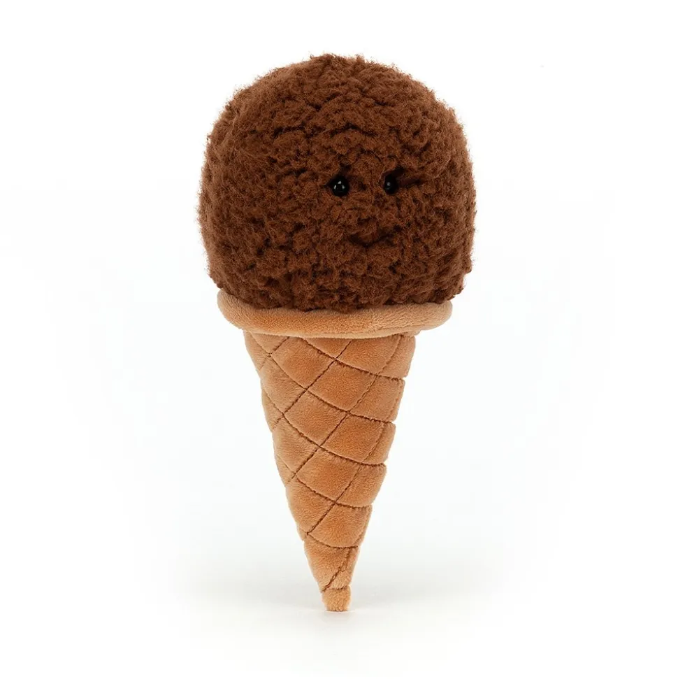Jellycat Knuffel Irresistible Ice Cream Chocolate