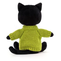 Jellycat Knuffel Kat Kniten Kitten Lime