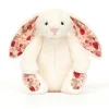 Jellycat Knuffel Konijn Blossom Cream Bunny Berry 18 cm
