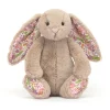 Jellycat Knuffel Konijn Jellycat Blossom Beige Bunny Petal 18 cm