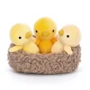 Jellycat Knuffel Kuikens Nesting Chickies