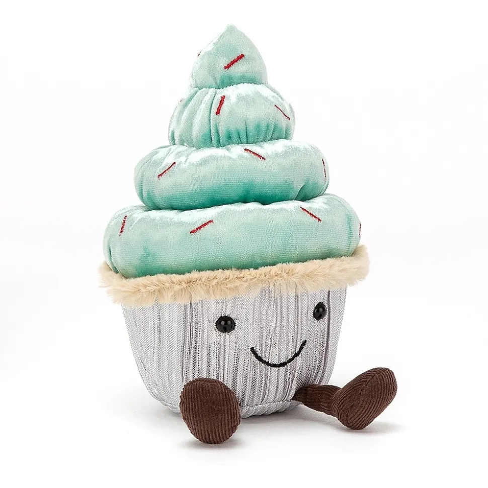 Jellycat Knuffel Minty Cutie Cupcake