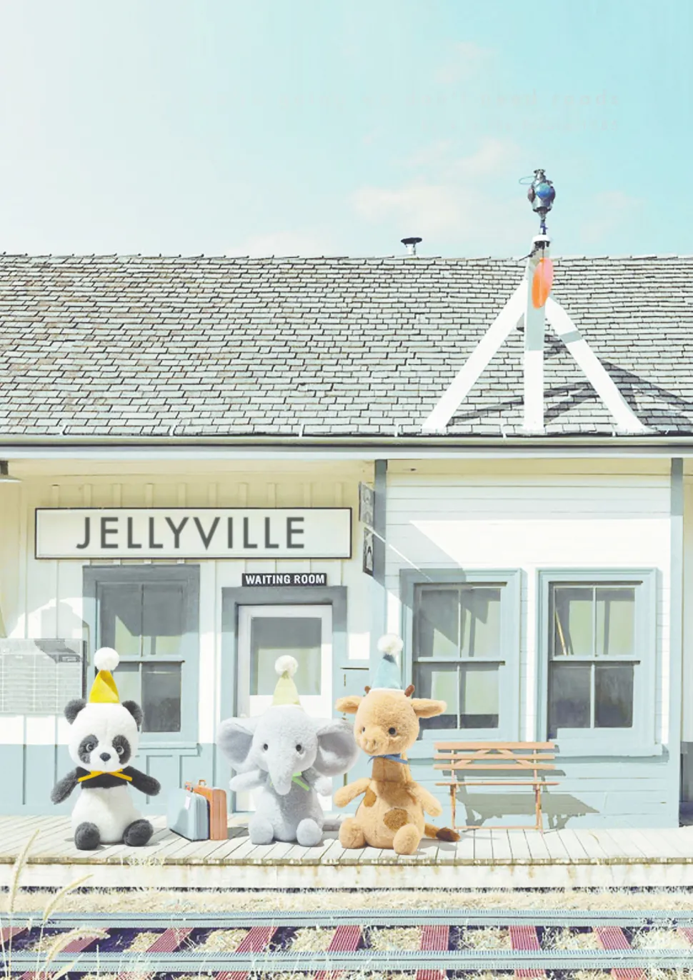 Jellycat Knuffel Olifant Jollipop Elephant