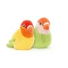 Jellycat Knuffel Vogels A Pair of Lovely Lovebirds
