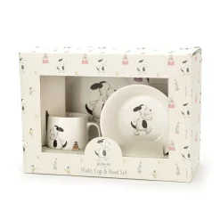 Jellycat Servies Set Bashful Hond Kom, Kopje en Bord