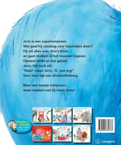 Joris puzzelt een dino