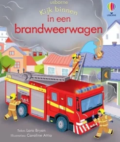 Kijk binnen In een brandweerwagen